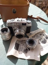 Agfa AMBI SILETTE Telemetro + SOLINAR 50 +AMBION 35 +TELINEAR 90 + FULL WORKING 