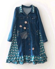 Boho A-Line Jeans & Felpa