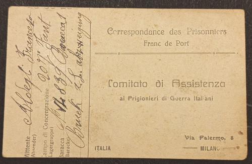 Cartolina postale 1917 - postale,