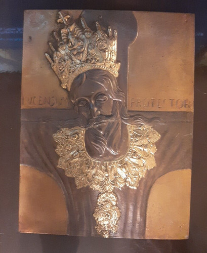 Placca bronzo duomo lucca - placca,