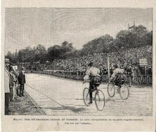 Antique Print WOMEN'S CYCLING