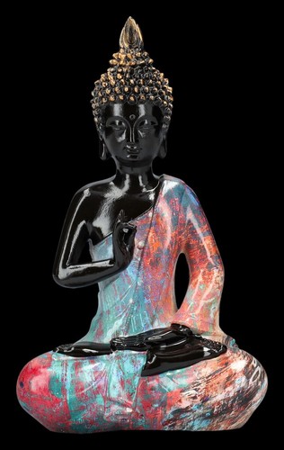 Statua buddha colorful art - -,