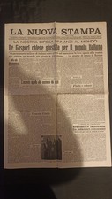 Rarissimo Giornale d'Epoca: LA NUOVA STAMPA - 11 Agosto 1946
