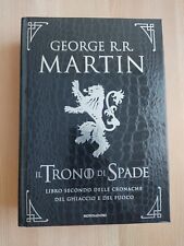 IL TRONO DI SPADE Libro Secondo Edizione Mondadori Copertina Rigida Pelle Drago