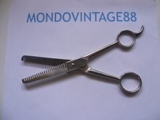 FORBICI X SFOLTIRE CAPELLI PARRUCCHIERE DENTATA PROFESSIONALI ITALY LUNGHE 15 CM