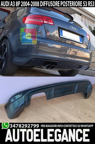 Diffusore posteriore audi - diffusore, a3