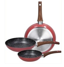 set di 3 padelle Stone Rose di