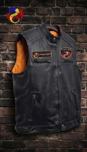 Gilet moto dragon fight - gilet,