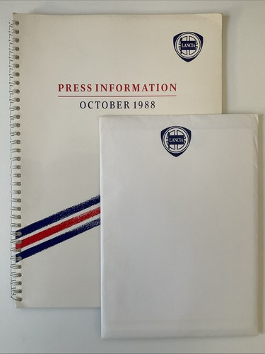 Lancia press information pack - press,