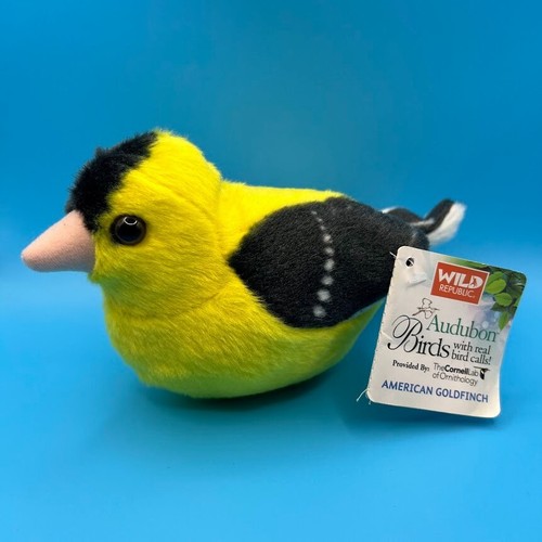 Peluche uccellino cardellino