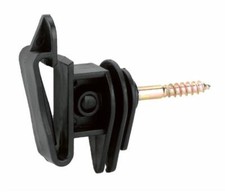 25 ISOLATORI PER RECINTO ELETTRICO BANDA FILO ELETTRIFICATORE VITE LEGNO CAVALLI