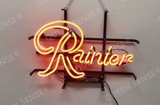 Rainier Beer Big R 24"x20" Neon Light Sign Lamp Wall Decor Artwork Glass Display