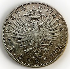 Italia 2 Lire 1905, Vittorio