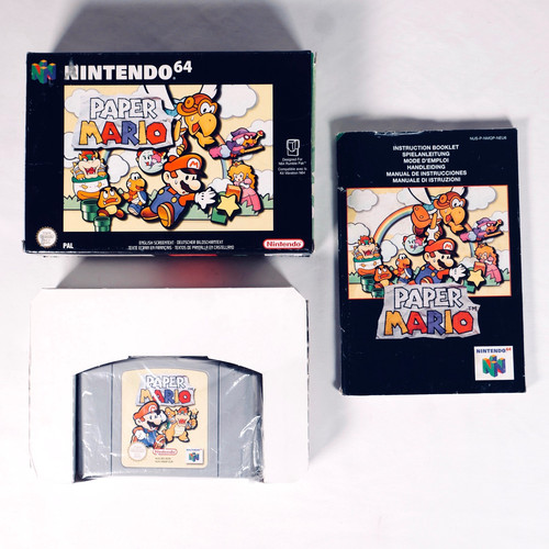 Paper mario nintendo - paper, n64