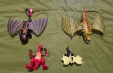 Lotto Statuette Draghi Dragon Trainer Action Figures