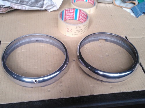 Coppia cornici faro fiat 600 - cornici,