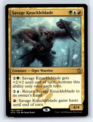 Savage knuckleblade 197 raro - knuckleblade,