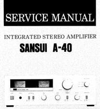 SANSUI A-40 Schematic Diagram
