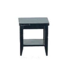 Tavolo Laterale Retro Nero Con