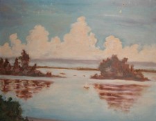 Dipinto ad olio impressionista