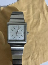 Stupendo OROLOGIO ZENITH DEFY AUTOMATIC WATCH Vintage QUADRANTE BIANCO OTTIMO