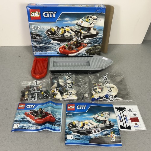 Lego city police patrol boat - city,