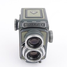 Rolleiflex 4x4 bambino grigio Xenar 3,5/6 cm NON TESTATO