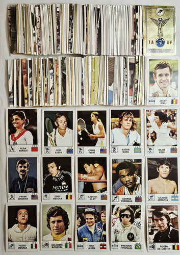 1974 panini sport vedettes set - panini,