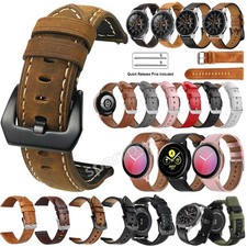 Cinturino vera pelle per Samsung Galaxy Watch 42mm 41mm Cinturino S2 Active2 40 44mm
