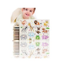 GIOCO GIOCATTOLO EDUCATIVO BAMBINI BIMBI PUZZLE 3D ANIMALI LEGNO COLORATI