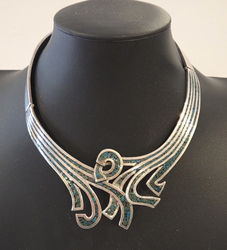 Girocollo vintage argento