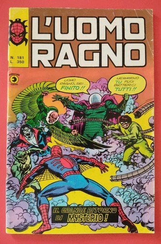 Uomo ragno 181 corno 1977 - l'uomo,