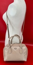 Borsa a tracolla Prada Inside Bauletto morbida pelle di vitello tortora e rosa elegante