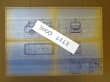 RARO- CARROZZERIA FISSORE AMBULANZA FIAT 900 PROGETTO 301-