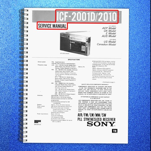 Sony icf 2001d 2010 - sony, icf-2001d