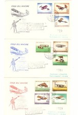 1962 San Marino FDC 3 Buste