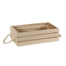 CASSETTA LEGNO NATURALE 18 x