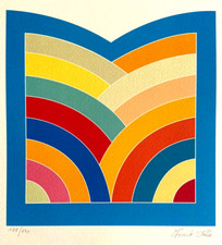 Frank Stella Litografia COA originale firmata op numerata limitata [275 ex]@