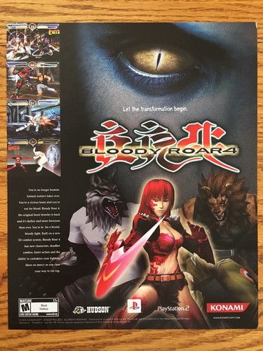 Bloody roar playstation 2 - bloody, 4