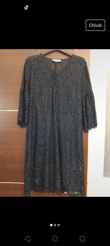 Vestito pizzo twin set - twin,