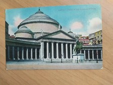 Cartolina F/P a Colori N/V Campania Napoli Chiesa di San Francesco di Paola  