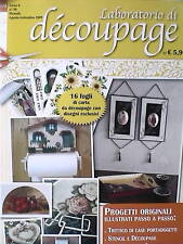 DECOUPAGE CORSO Manuale 16 fogli MOTIVI DA RITAGLIARE