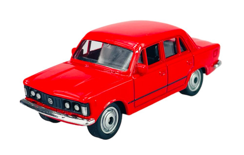 Welly fiat 125p rosso 60 - welly, 1:60