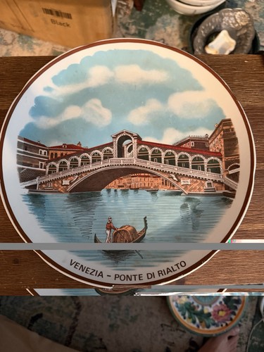 Piatto ricordo vintage