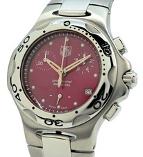 Orologio Cronografo Vintage Donna 34mm Tag Heuer Kirium Quadrante Viola CL1213.BA0705