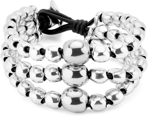 Bracciale placcato argento - bracciale, in