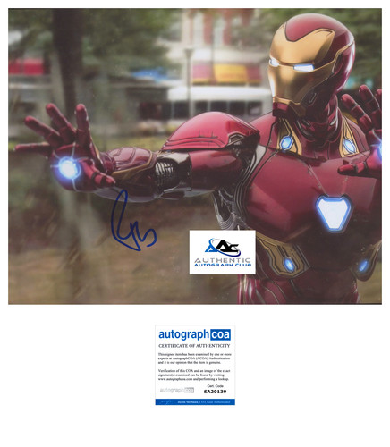 Robert downey autograph - robert, jr