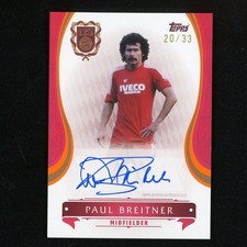 2025 Paul Breitner Topps 125 anni Bayern Monaco Leggende Auto Arancione 20/33 59738
