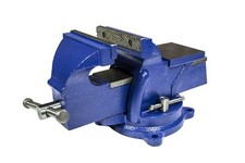 Morsa da banco con base girevole SOGI MB-100 in ghisa e acciaio - ganascia 100mm