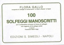 100 solfeggi manoscritti - solfeggi,